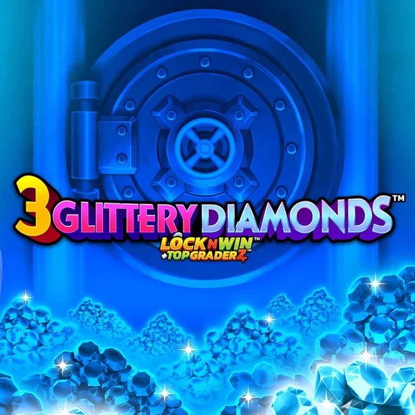 3 Glittery Diamonds by PearFiction Studios, showcased at casino-gambiva.org – game logo