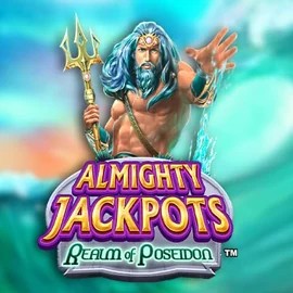 Almighty Jackpots – Realm of Poseidon by Novomatic, showcased at casino-gambiva.org – game logo