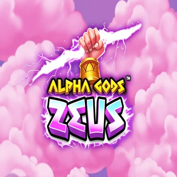 Alpha Gods Zeus online game logo by PearFiction Studios on casino-gambiva.org