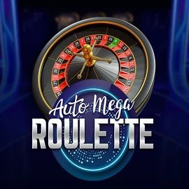 Auto Mega Roulette slot logo by Pragmatic Play at Gambiva Casino