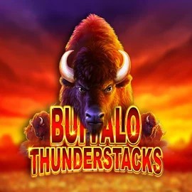 Buffalo Thunderstacks logo – Slots by Amatic Industries at Gambiva Casino