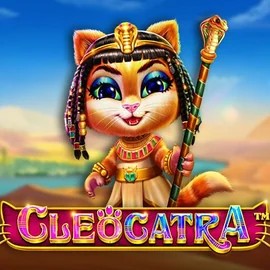 Cleocatra slot logo by Pragmatic Play at Gambiva Casino