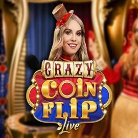 Crazy Coin Flip slot visual from Evolution available on casino-gambiva.org