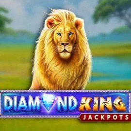 Jackpots logo of Diamond King Jackpots from SpinPlay Games at Gambiva Casino