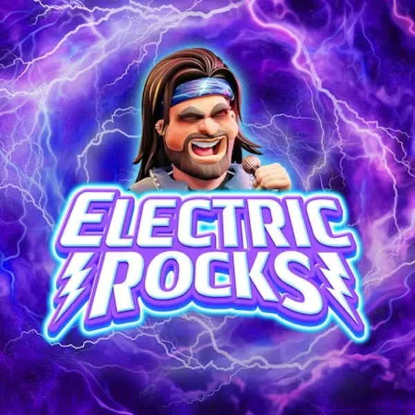 Electric Rocks slot icon by Inspired Gaming, available at Gambiva Casino