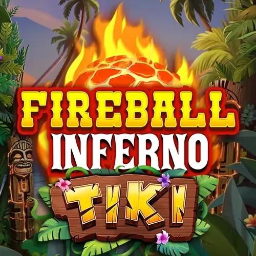 Fireball Inferno Tiki logo by NetEnt Gambiva Casino
