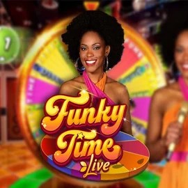 Funky Time logo – Live Casino by Evolution at Gambiva Casino