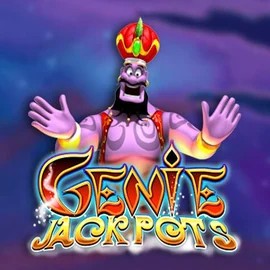 Genie Jackpots game by Blueprint Gaming – logo hosted on Gambiva Casino