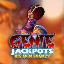 Genie Jackpots: Big Spin Frenzy logo – Jackpots by Blueprint Gaming at Gambiva Casino