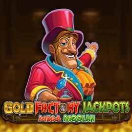 Enjoy Gold Factory Jackpots Mega Moolah by Aurum Signature Studios – logo hosted on casino-gambiva.org