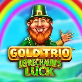 Gold Trio Leprechaun's Luck logo by Playtech Gambiva Casino