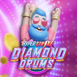 Hyper Strike Diamond Drums slot icon by Gameburger Studios, available at Gambiva Casino