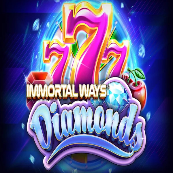 Immortal Ways Diamonds slot logo by RubyPlay at Gambiva Casino