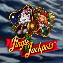 Jingle Jackpots logo by Dragon Gaming Gambiva Casino