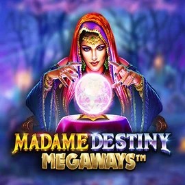 Madame Destiny Megaways logo by Pragmatic Play at Gambiva Casino