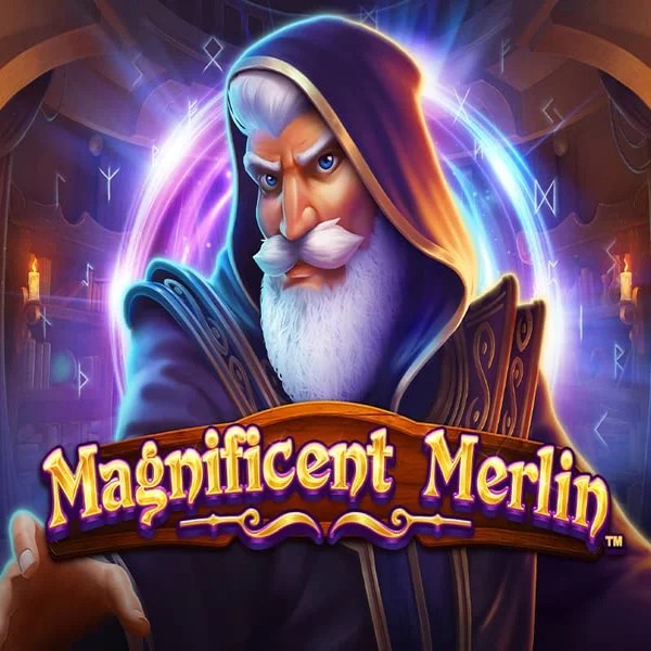 Magnificent Merlin logo by Greentube at Gambiva Casino