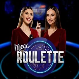 Mega Roulette logo by Pragmatic Play at Gambiva Casino
