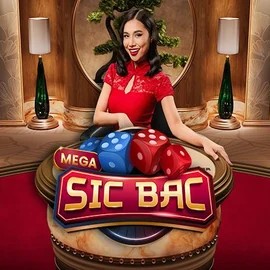 Mega Sic Bac game by Pragmatic Play – logo hosted on Gambiva Casino