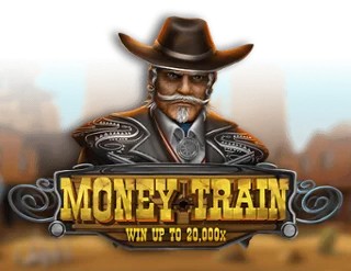 Money Train slot logo by Relax Gaming at Gambiva Casino