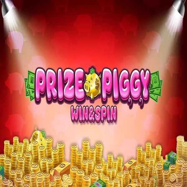 Prize Piggy Win & Spin slot logo by Inspired Gaming at Gambiva Casino