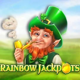 Rainbow Jackpots online game logo by Red Tiger Gaming on casino-gambiva.org