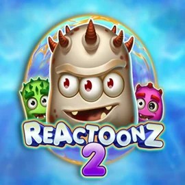 Reactoonz 2 slot logo by Play'n GO at Gambiva Casino