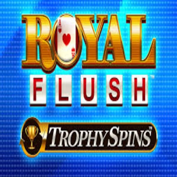 Royal Flush Trophy Spins online game logo by Greentube on casino-gambiva.org