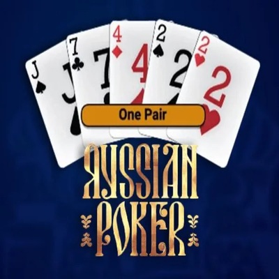 Russian Poker slot visual from OneTouch Games available on casino-gambiva.org