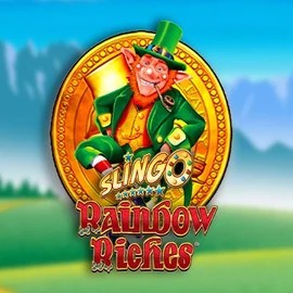 Slingo Rainbow Riches logo by Gaming Realms Gambiva Casino