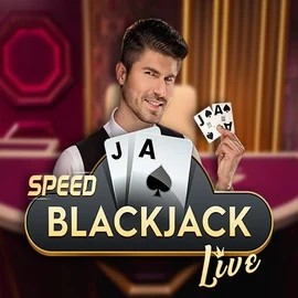 Speed Blackjack logo – Live Casino by Pragmatic Play at Gambiva Casino