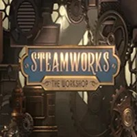 Steamworks The Workshop game by Peter & Sons – logo hosted on Gambiva Casino