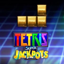 Tetris Super Jackpots slot visual from WMS available on casino-gambiva.org