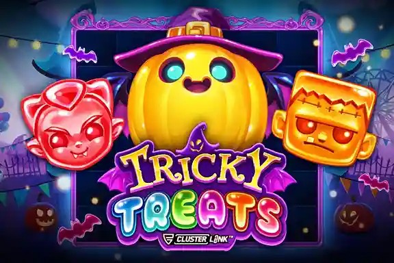 Tricky Treats logo by Push Gaming Gambiva Casino
